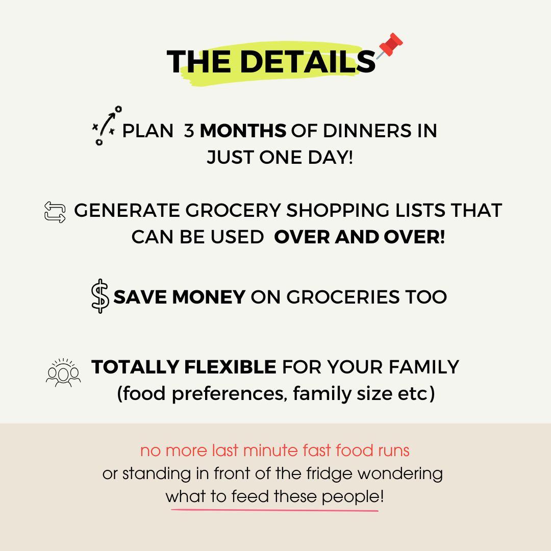 Create Your Custom {Capsule} Meal Plan Workshop