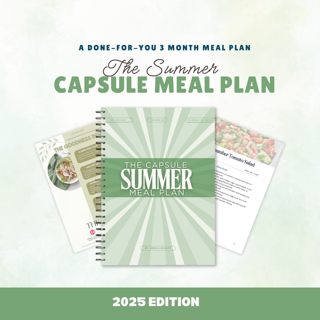 {NEW 2025}☀️Summer Capsule Meal Plan