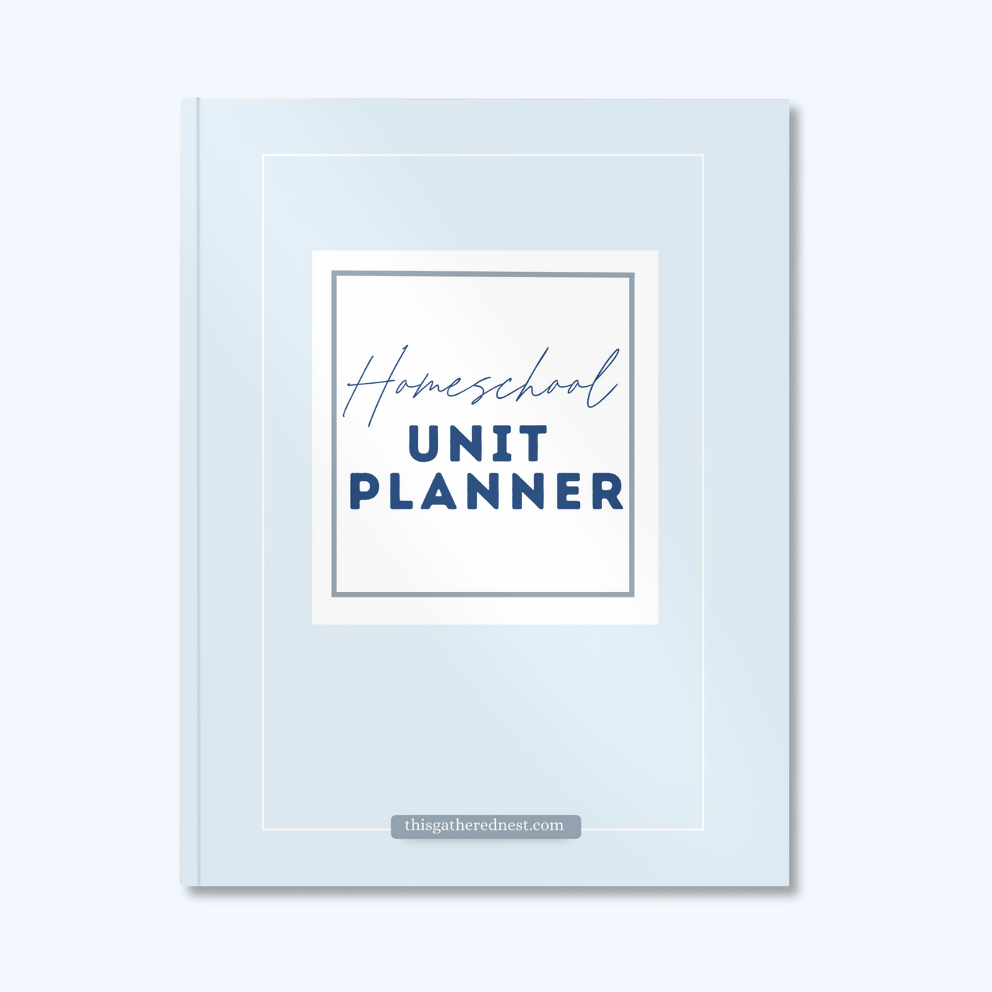 Homeschool DIY Unit Planner