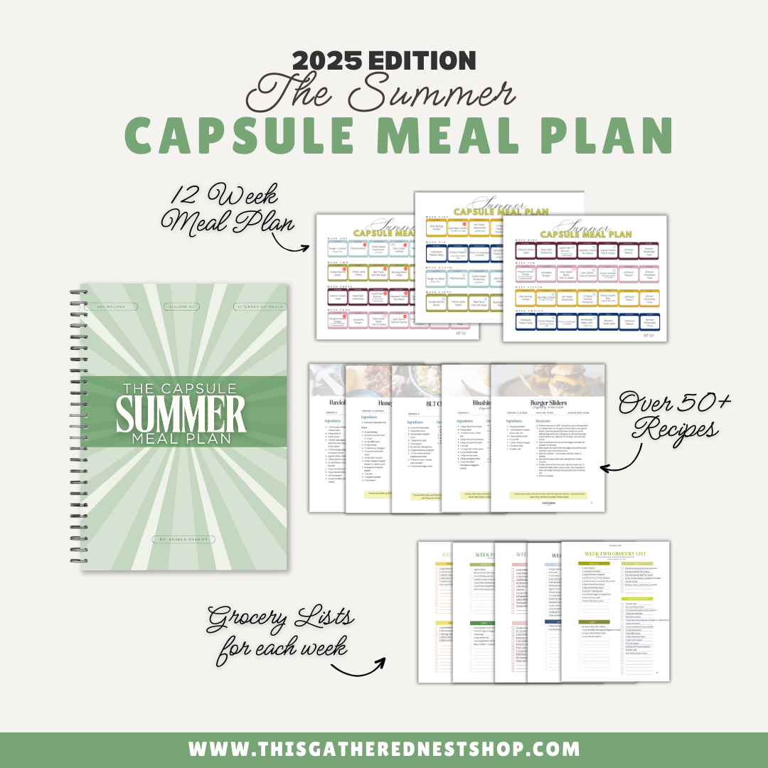 {NEW 2025}☀️Summer Capsule Meal Plan