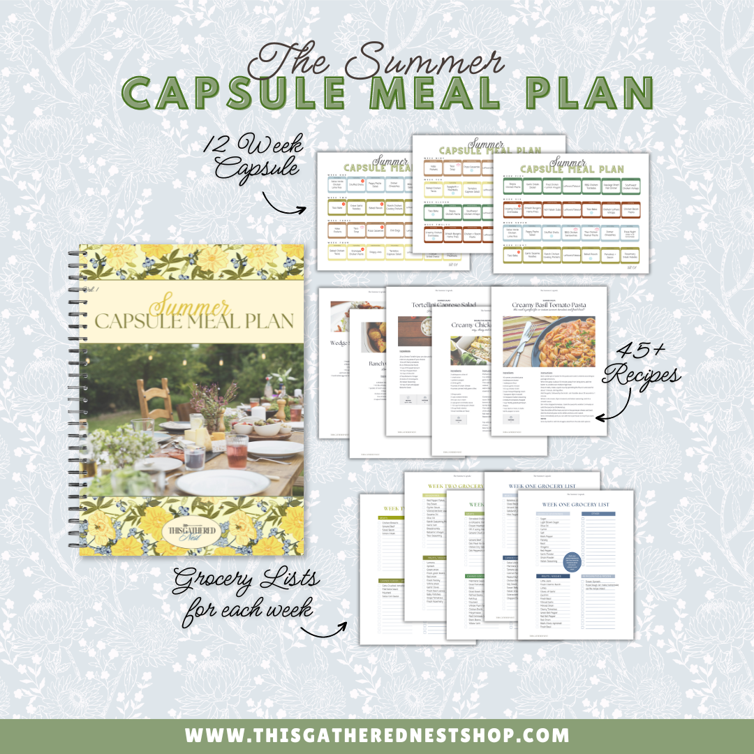 The {Summer} Capsule Meal Plan
