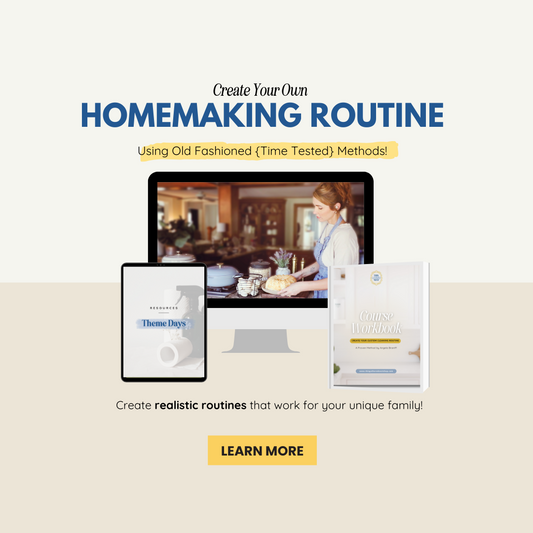 Build Your {BESPOKE} Homemaking Routine Workshop