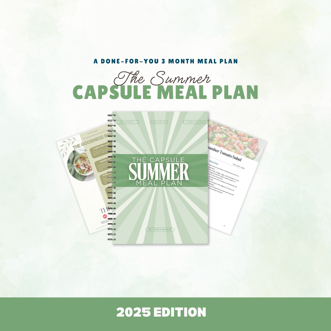 {NEW 2025}☀️Summer Capsule Meal Plan