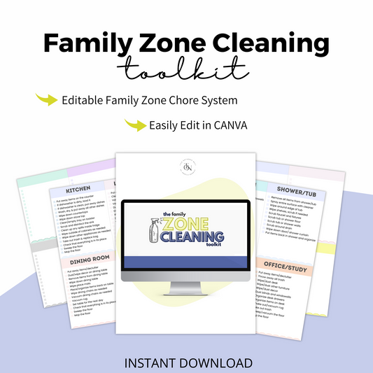 Zone Cleaning Cards Toolkit!